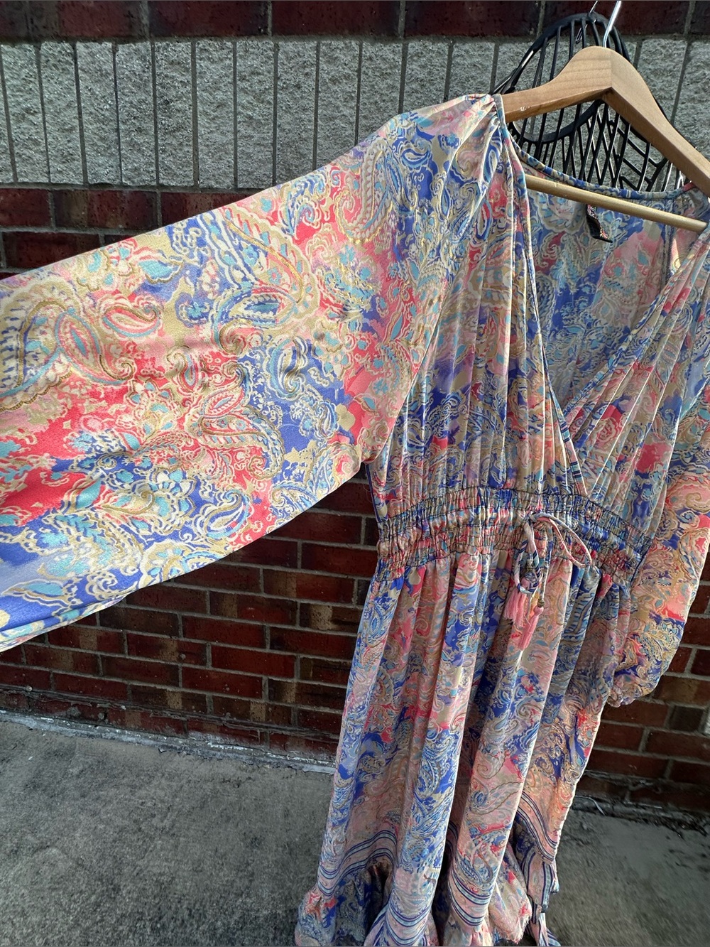 Me 2 Magic Anthropologie BOHO Maxi Ruffles Peasant Cottagecore Romantic Prairie - Picture 16 of 16